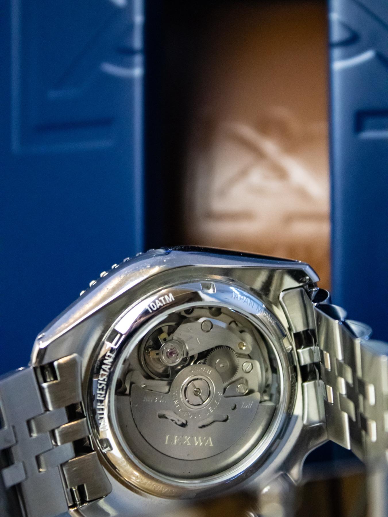 LEXWA PRIMITUS Japan automatic movement detail
