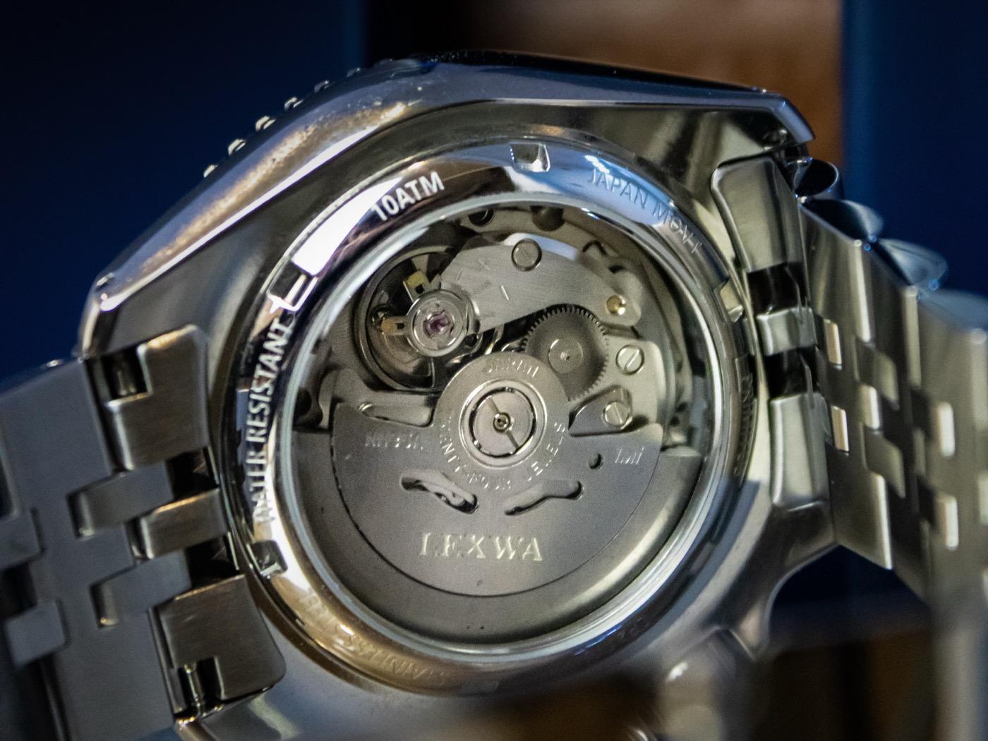 LEXWA PRIMITUS Japan automatic movement detail